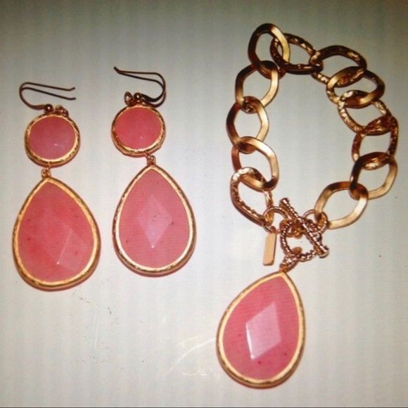 ❤️ Semi Precious Rose Quartz Set - Picture 1 of 7